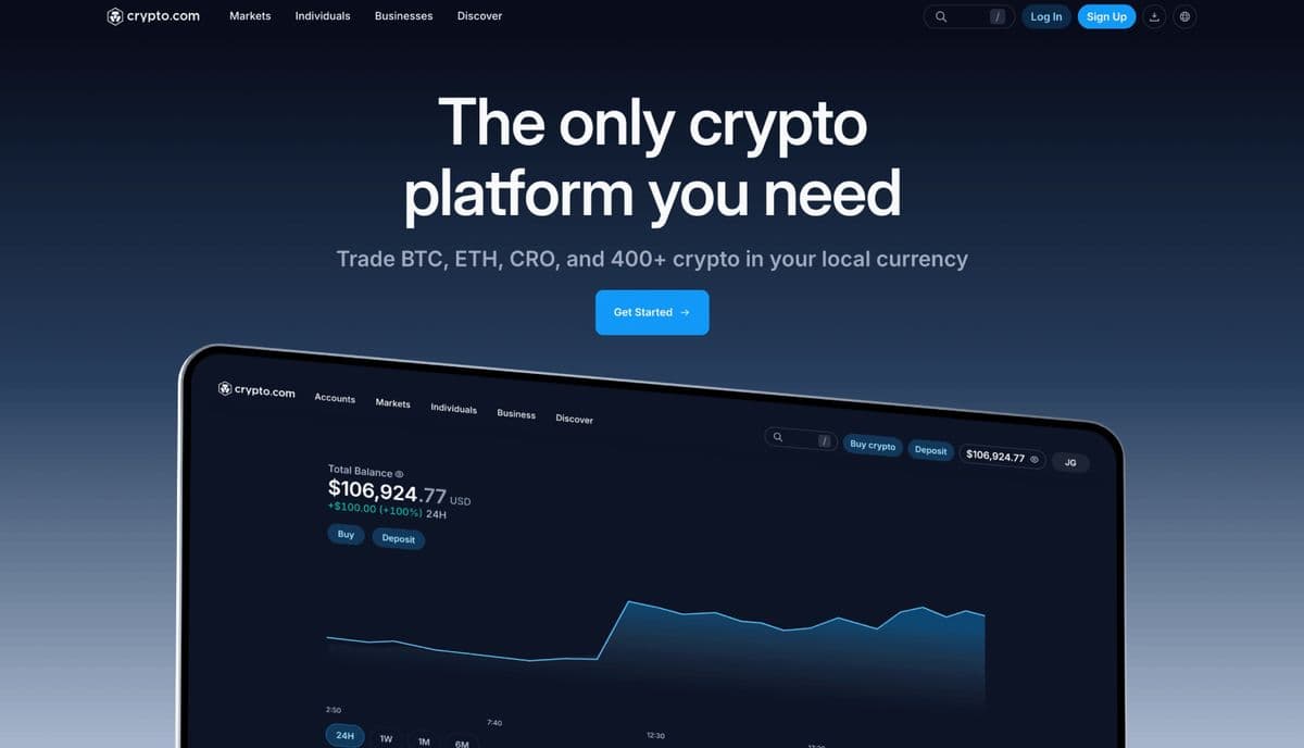 crypto-com platform screenshot