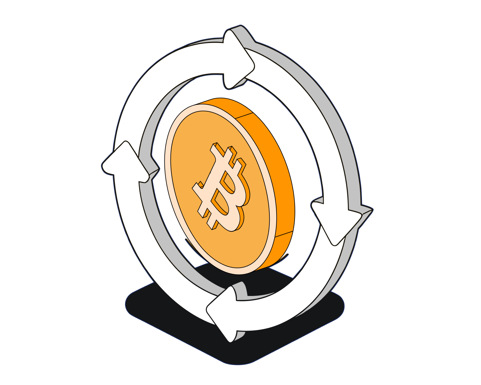 ¿Cómo funciona el intercambio de bitcoin?