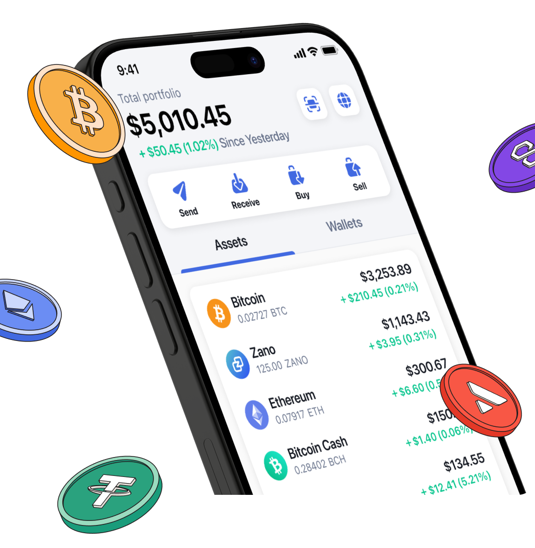 Comienza a invertir de manera segura con el Bitcoin.com Wallet.