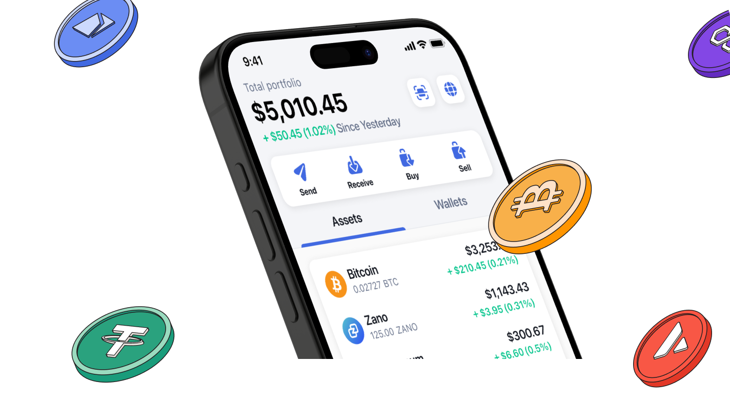 Comienza a invertir de manera segura con el Bitcoin.com Wallet.