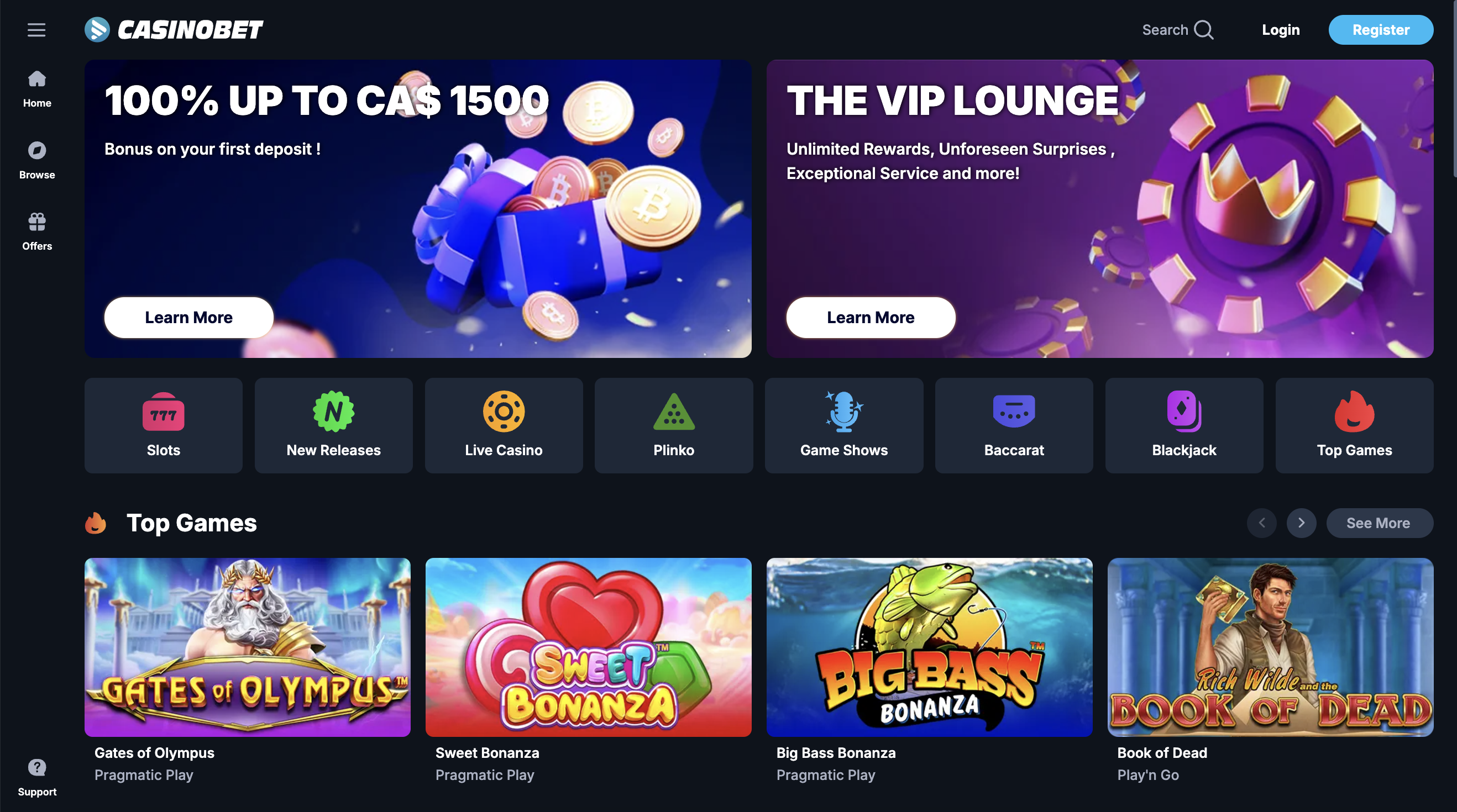 It's All About Wide Range of Casino Games Available